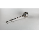 Tea Infuser Long-Handled Stainless Steel Ball Shape Push Style Tea Strainer Tea Filter for Loose Leaf Teas